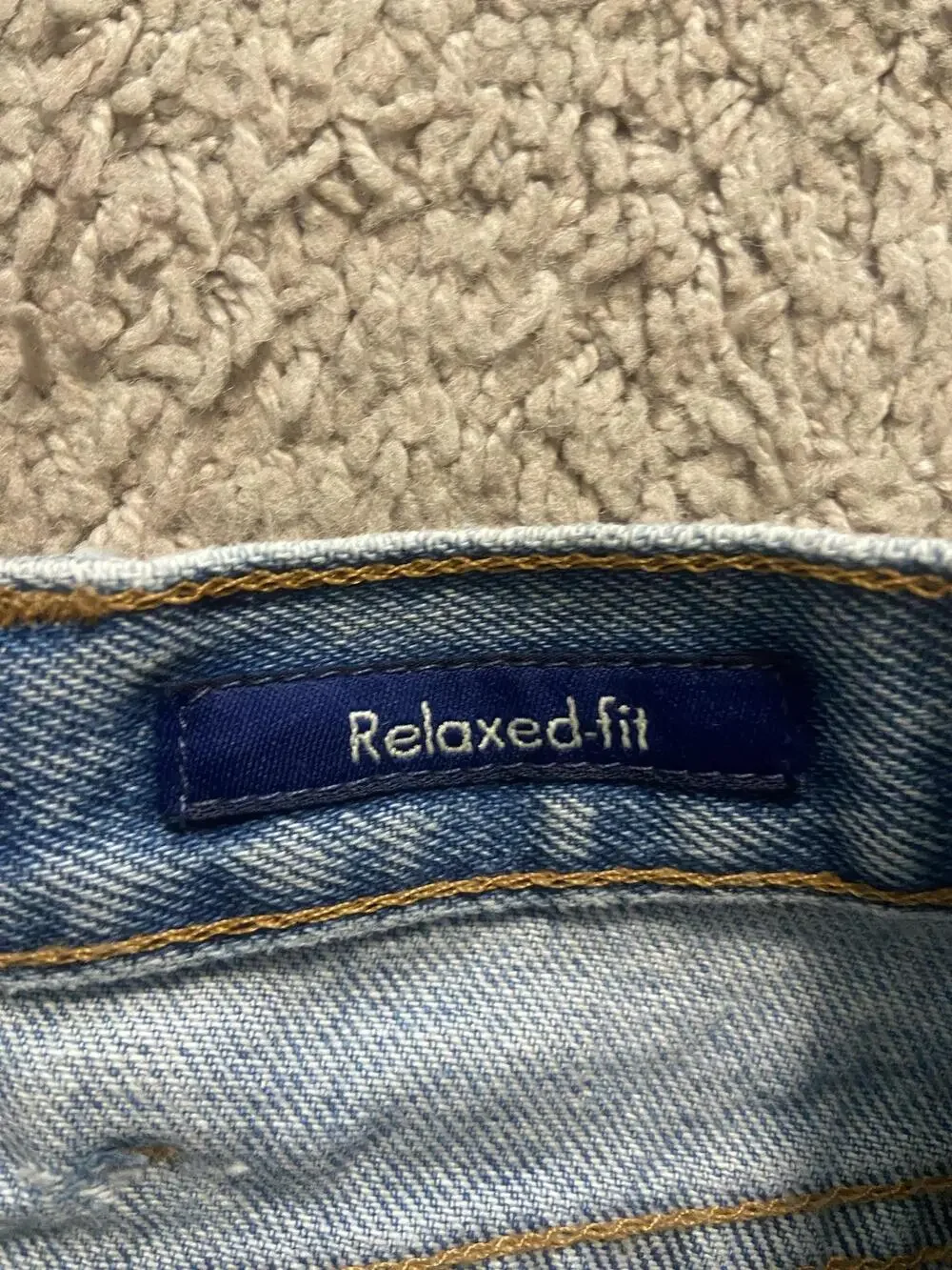 Eddie Bauer Jeans Mens 42x30 Blue Light Wash Relaxed Straight Denim Pockets
